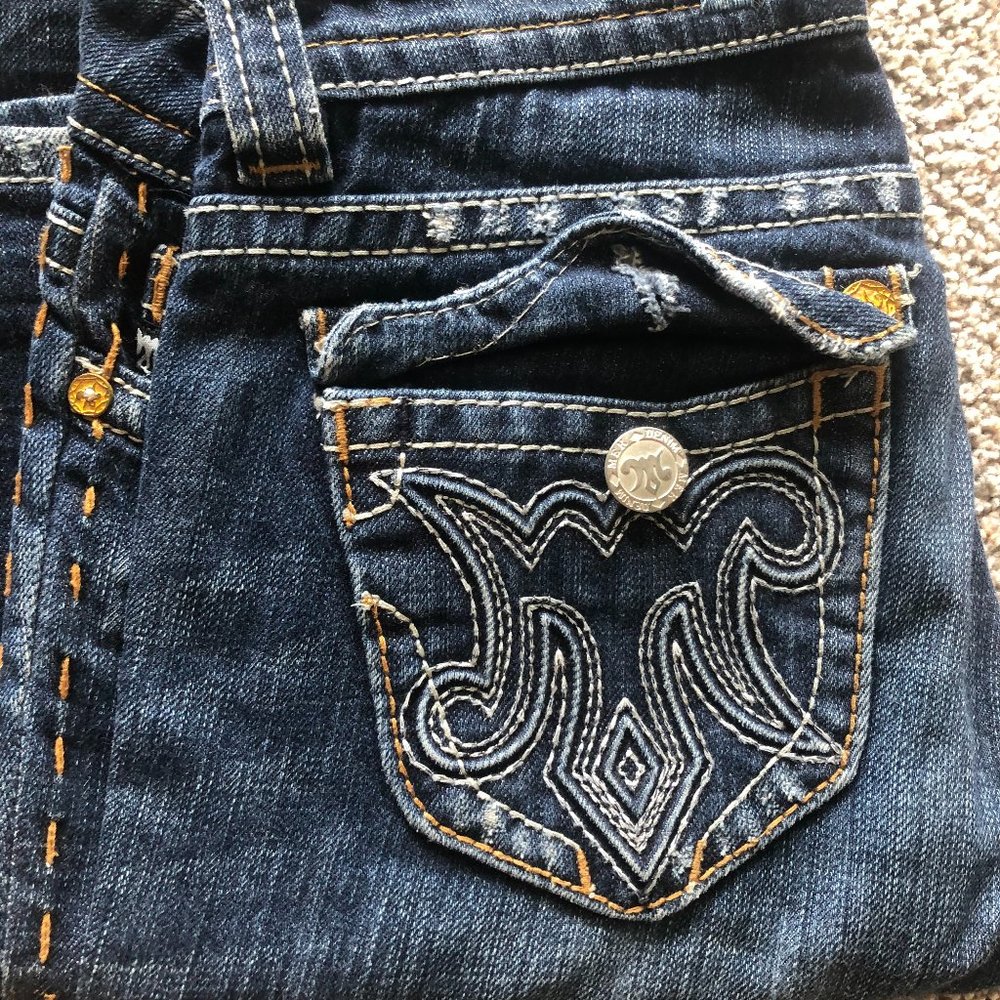 MEK buckle jeans
